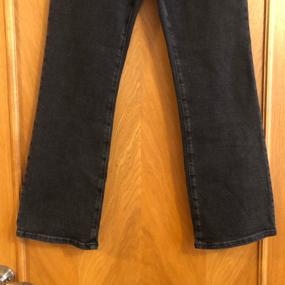 Madewell Cali Demi-Boot Cut Jeans in Starkey Black Wash Size 28 - Picture 5 of 14